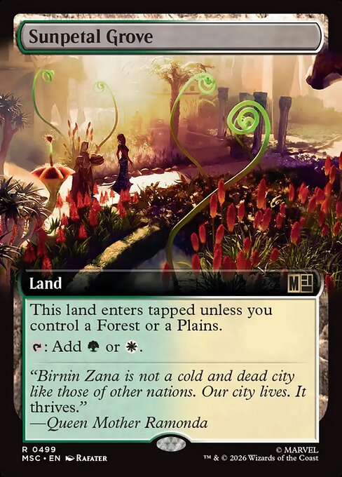 Sunpetal Grove Magic: The Gathering card