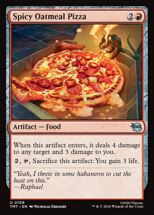 Spicy Oatmeal Pizza card image