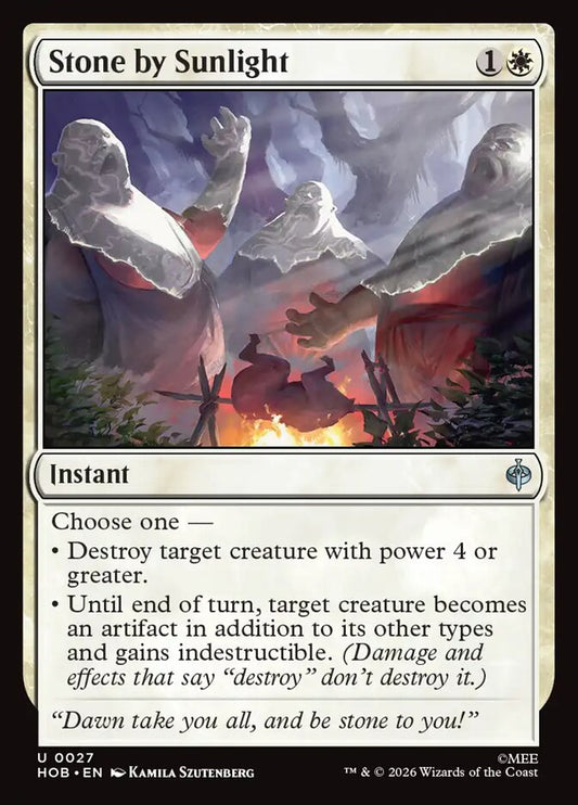 Stone by Sunlight card image