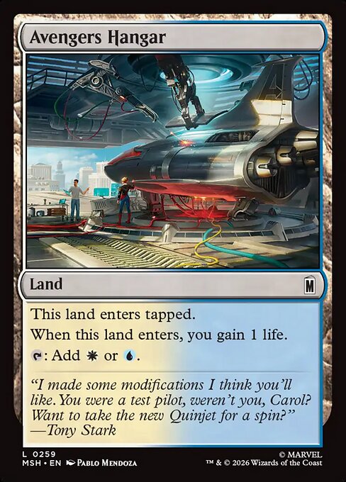 Avengers Hangar Magic: The Gathering card