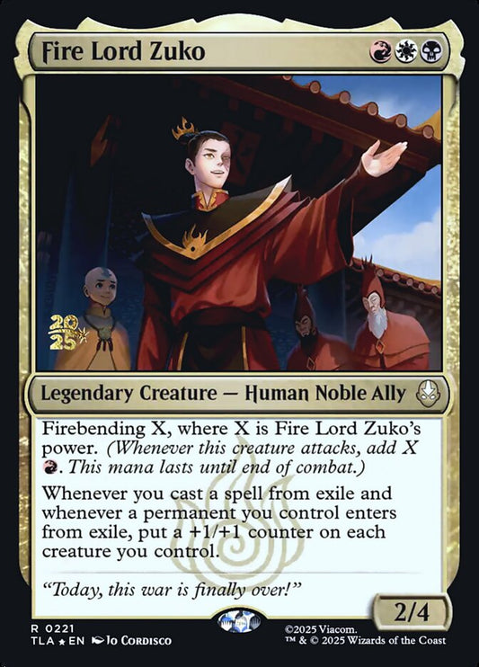 Fire Lord Zuko card image