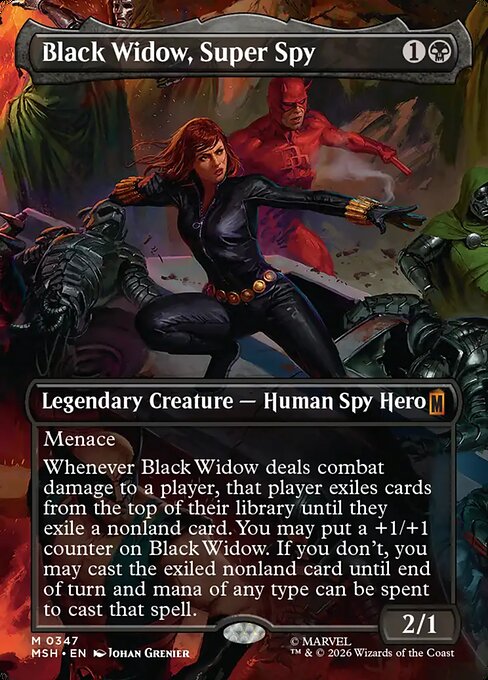 Black Widow, Super Spy Magic: The Gathering card