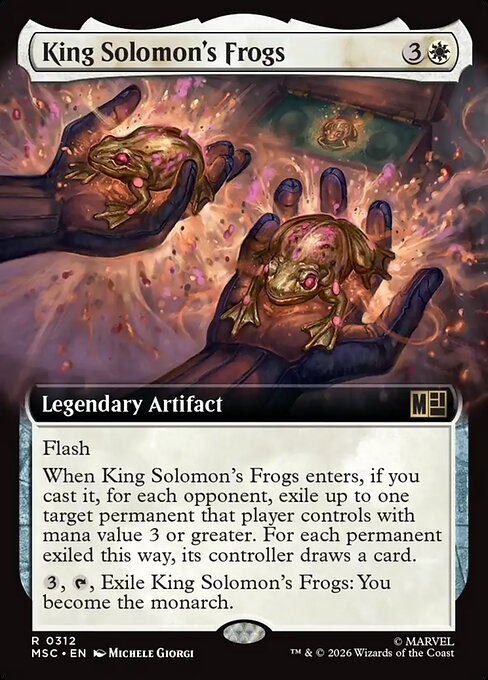King Solomon's Frogs Magic: The Gathering card