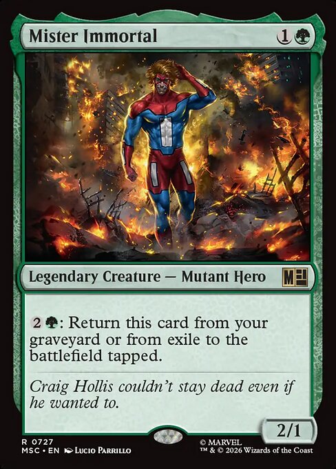 Mister Immortal Magic: The Gathering card