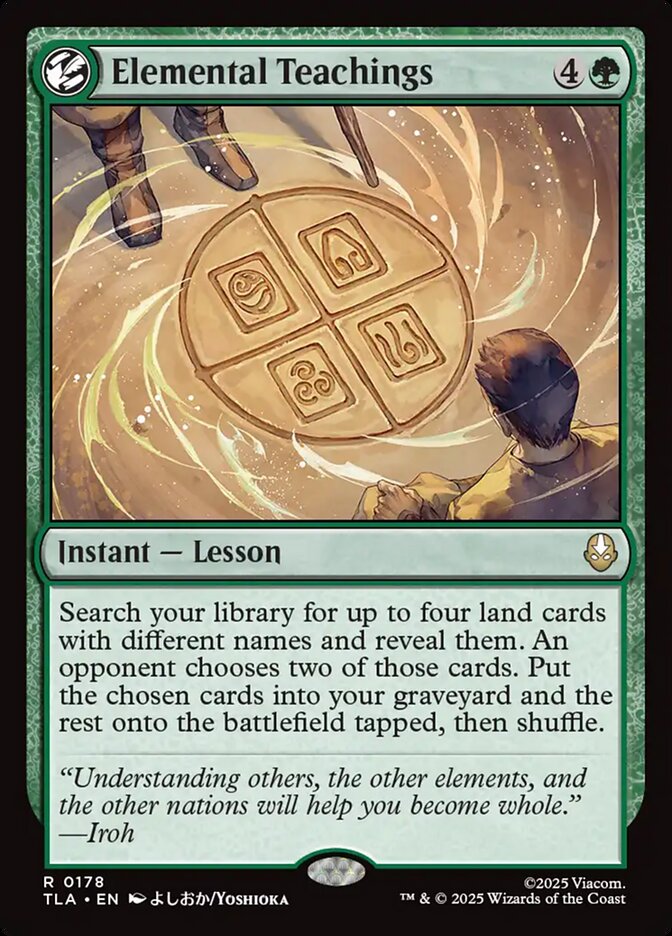 Elemental Teachings Magic: The Gathering card