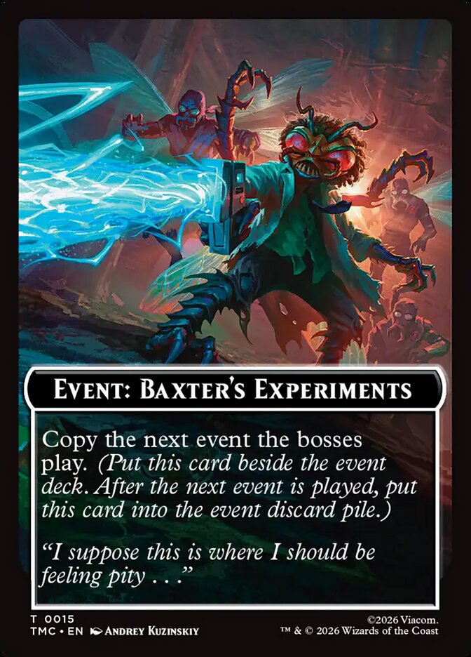 Event: Baxter's Experiments card image