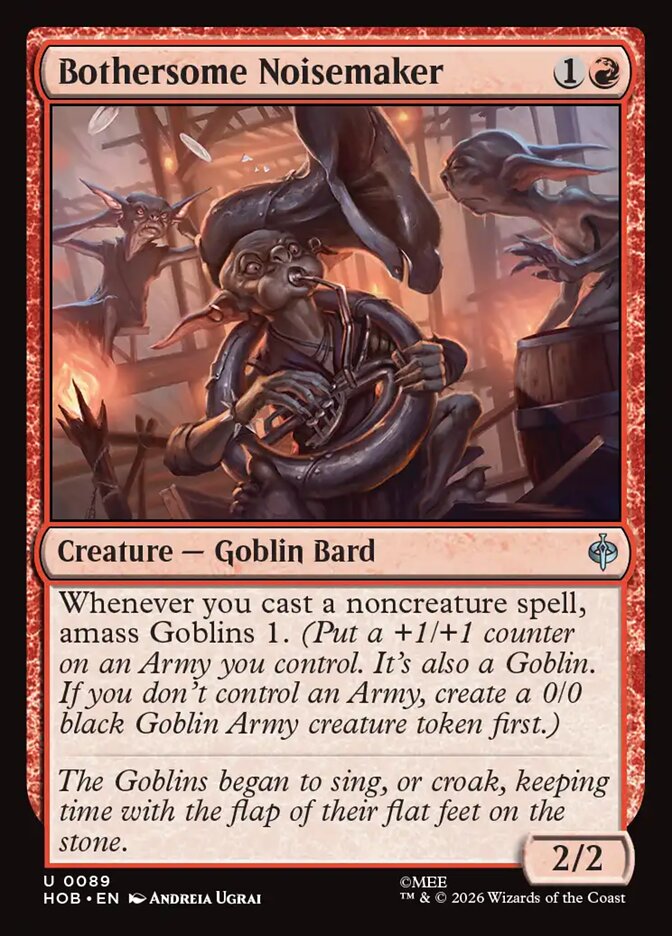 Bothersome Noisemaker card image
