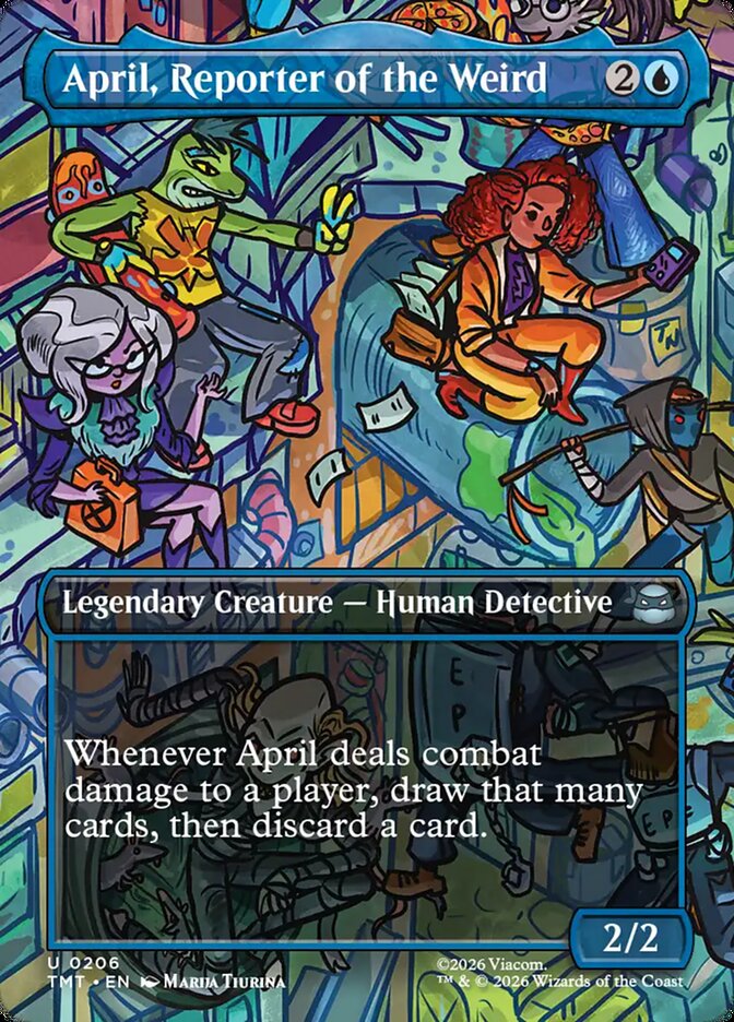 April, Reporter of the Weird card image