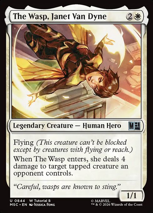 The Wasp, Janet Van Dyne Magic: The Gathering card
