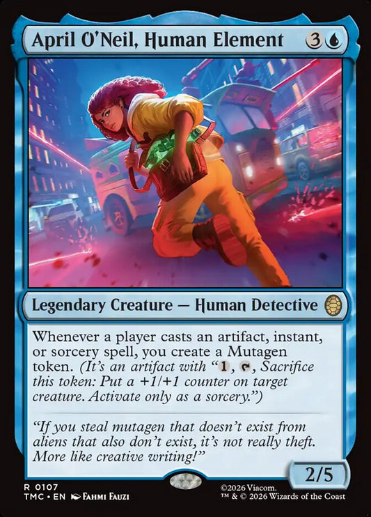 April O'Neil, Human Element card image