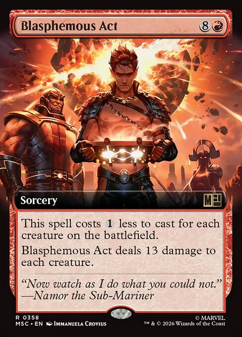 Blasphemous Act Magic: The Gathering card