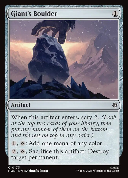 Giant's Boulder card image