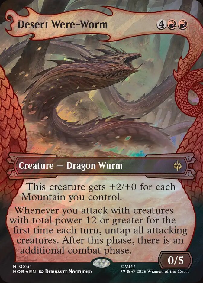 Desert Were-Worm card image