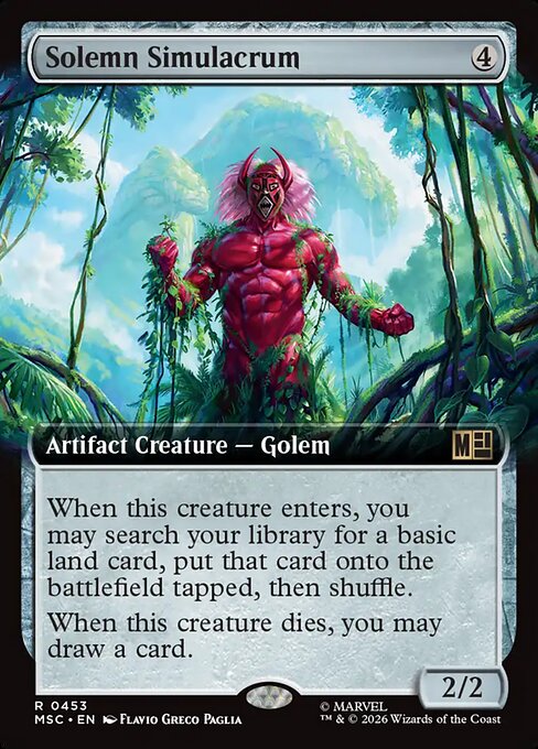 Solemn Simulacrum Magic: The Gathering card