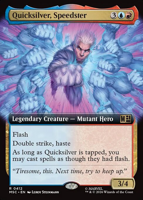 Quicksilver, Speedster Magic: The Gathering card