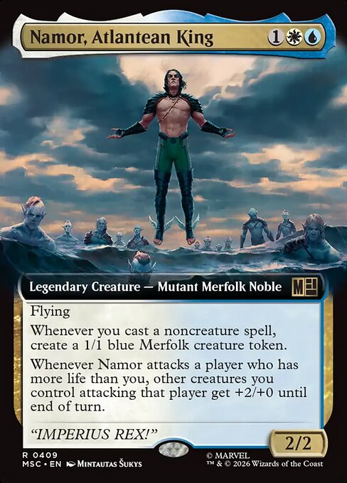 Namor, Atlantean King Magic: The Gathering card