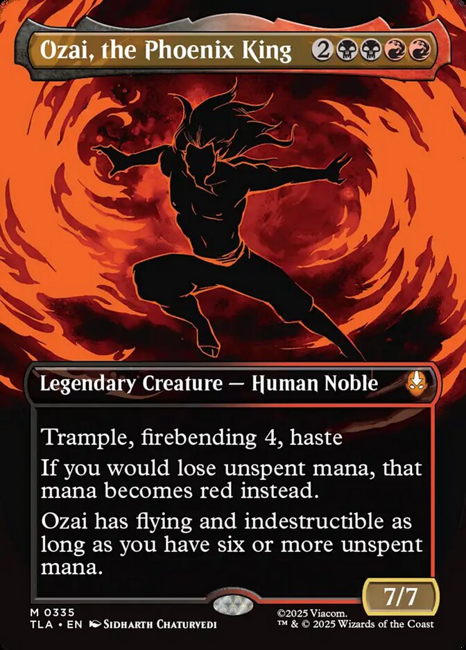Ozai, the Phoenix King Magic: The Gathering card