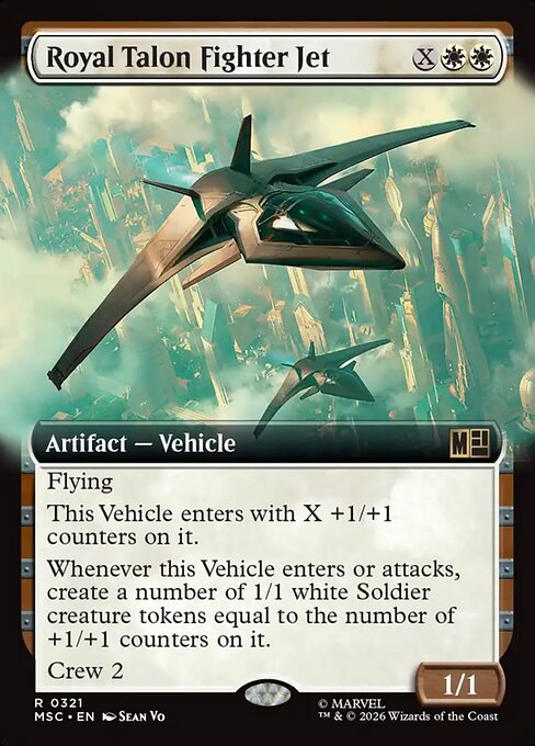 Royal Talon Fighter Jet Magic: The Gathering card