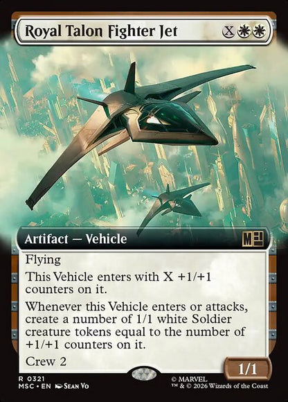 Royal Talon Fighter Jet Magic: The Gathering card