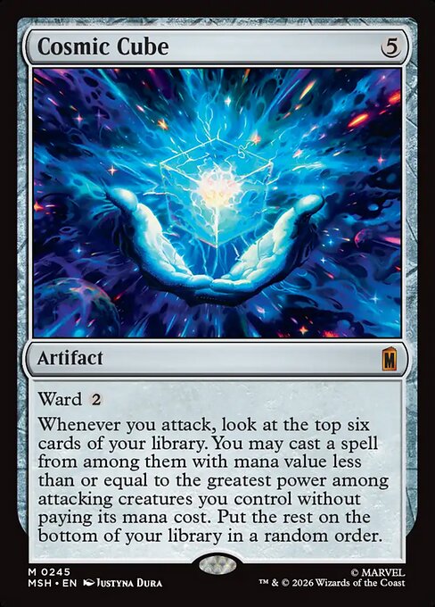 Cosmic Cube Magic: The Gathering card