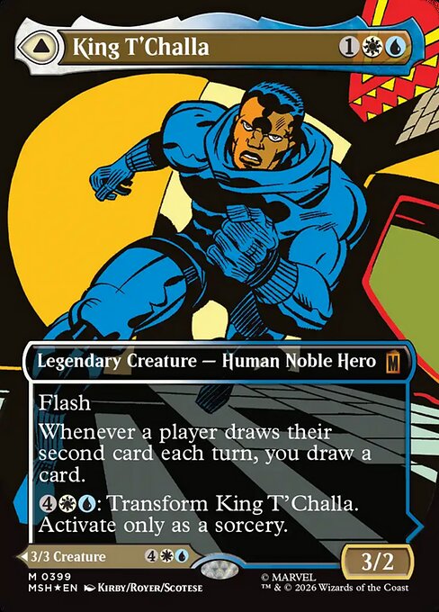 King T'Challa Magic: The Gathering card