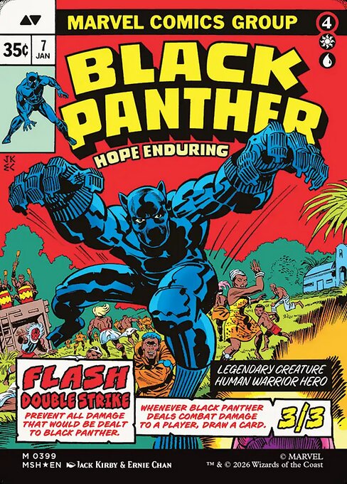 Black Panther, Hope Enduring Magic: The Gathering card