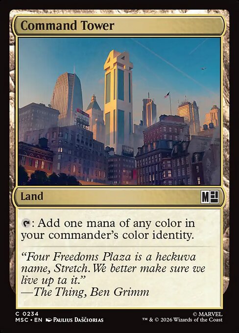 Command Tower Magic: The Gathering card