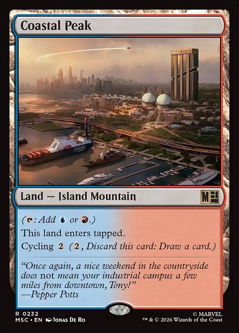 Coastal Peak Magic: The Gathering card