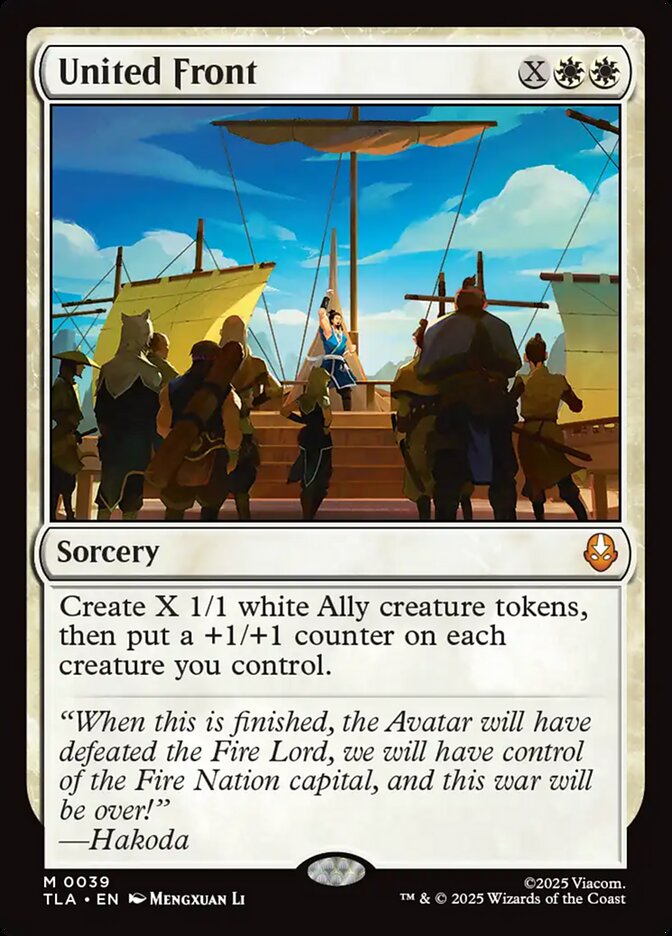 United Front Magic: The Gathering card