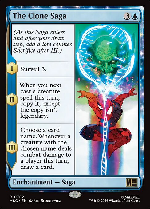 The Clone Saga Magic: The Gathering card