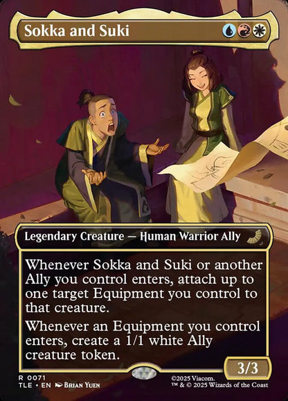 Sokka and Suki card image