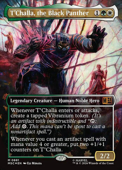 T'Challa, the Black Panther Magic: The Gathering card