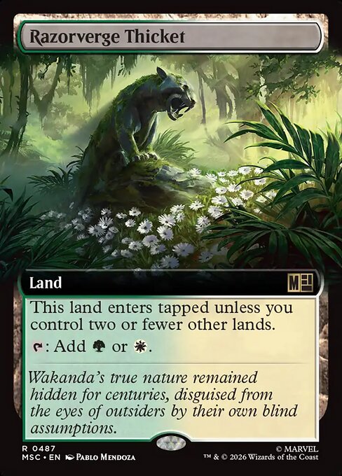 Razorverge Thicket Magic: The Gathering card