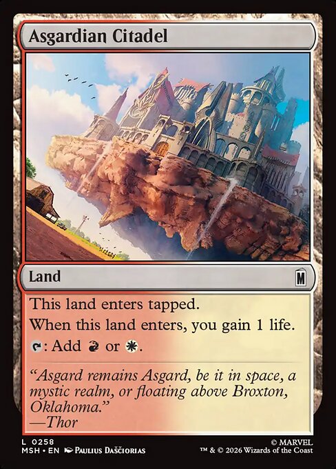 Asgardian Citadel Magic: The Gathering card