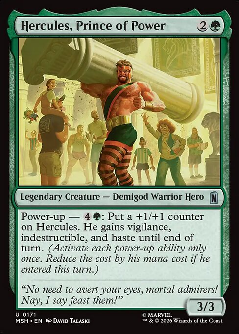 Hercules, Prince of Power Magic: The Gathering card