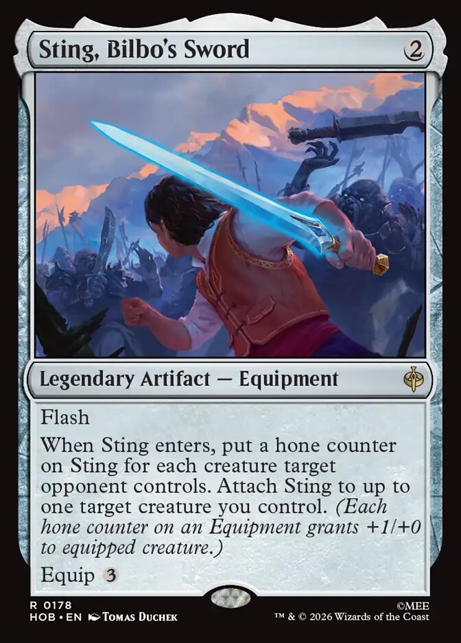 Sting, Bilbo's Sword card image