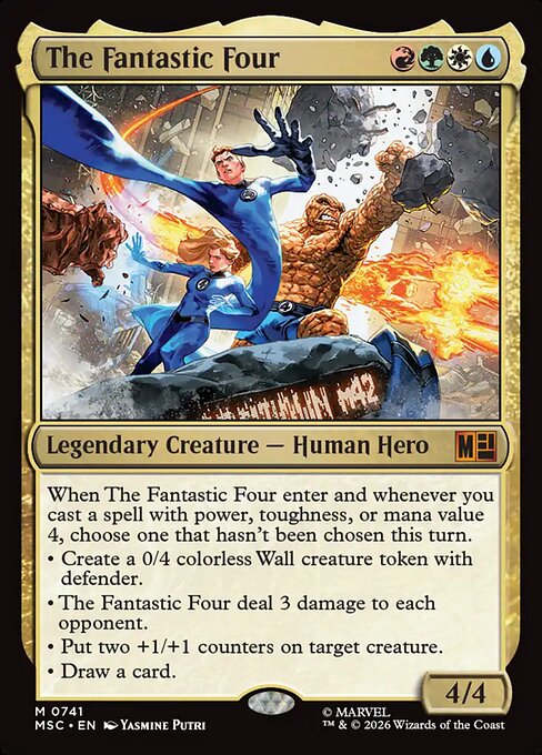 The Fantastic Four Magic: The Gathering card