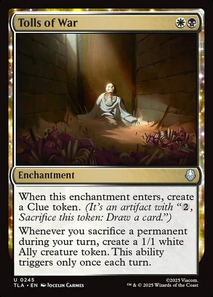 Tolls of War Magic: The Gathering card