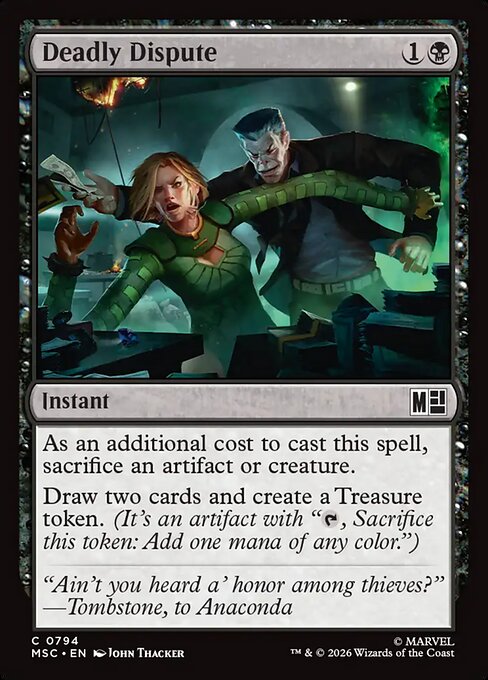 Deadly Dispute Magic: The Gathering card