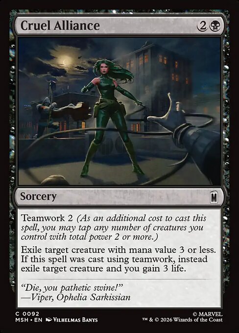 Cruel Alliance Magic: The Gathering card