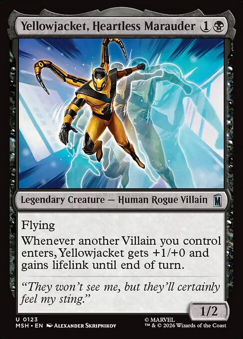 Yellowjacket, Heartless Marauder Magic: The Gathering card