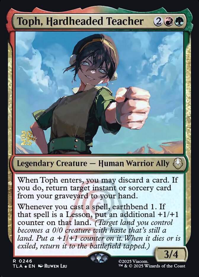 Toph, Hardheaded Teacher card image