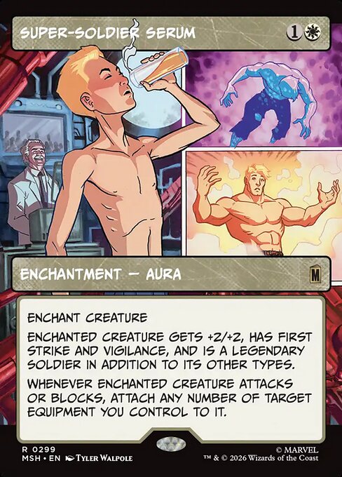 Super-Soldier Serum Magic: The Gathering card