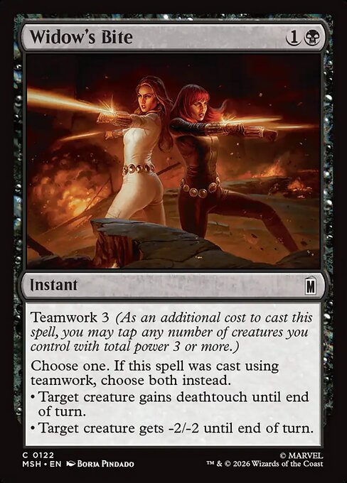 Widow's Bite Magic: The Gathering card
