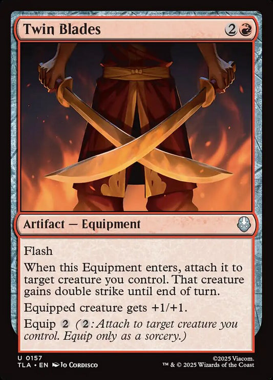 Twin Blades Magic: The Gathering card