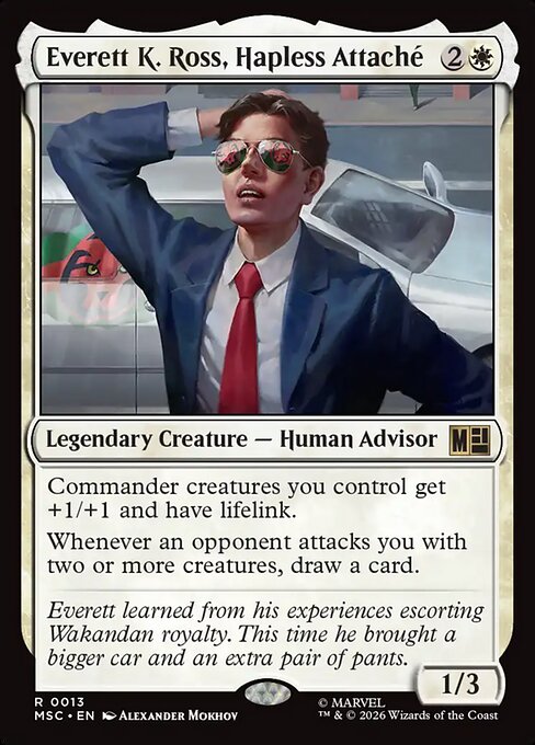 Everett K. Ross, Hapless Attaché Magic: The Gathering card