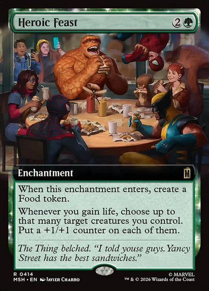Heroic Feast Magic: The Gathering card