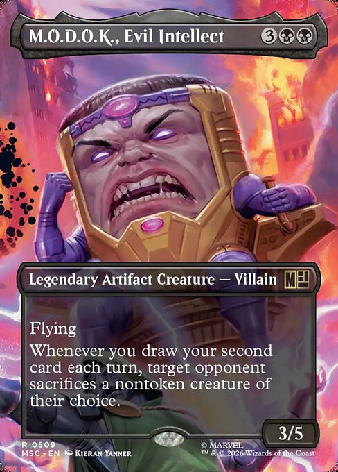 M.O.D.O.K., Evil Intellect Magic: The Gathering card