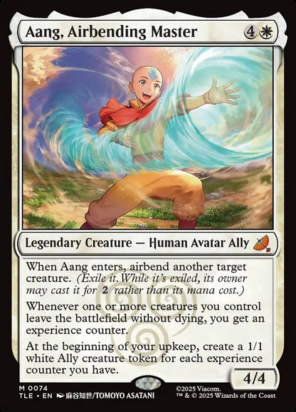 Aang, Airbending Master card image