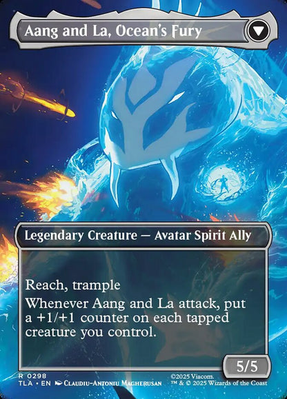 Aang and La, Ocean's Fury